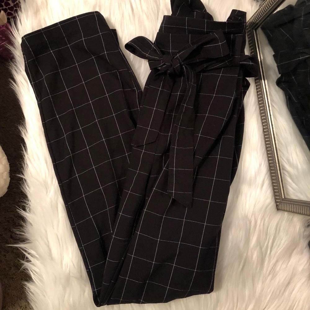 Black & White Ankle Dress Pants🖤